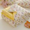 New Sweet Printed Air-Condition Blanket Soft Skin-Friendly quilted quilt Breathable Cooling Summer Comforter Queen King Beds