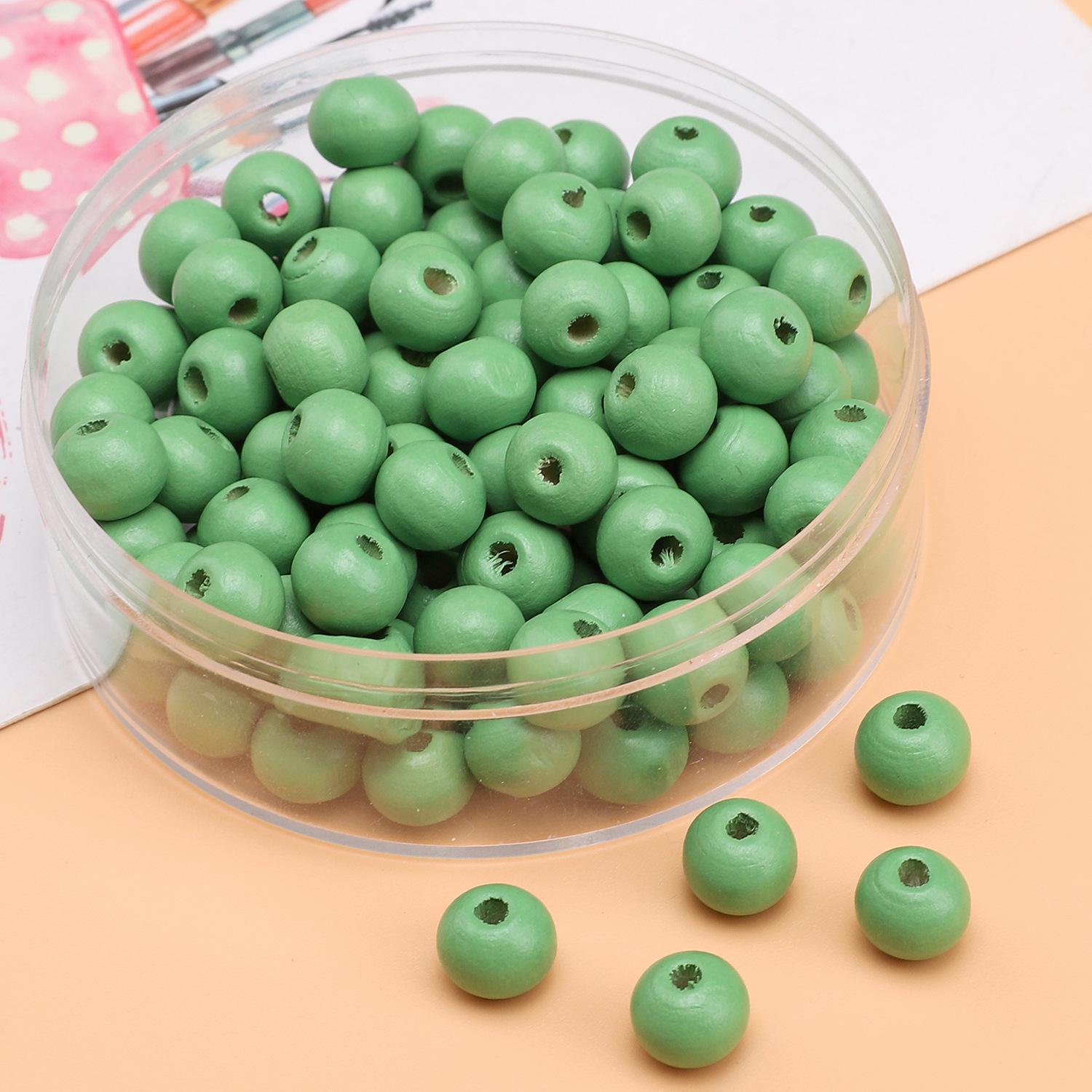 

Деревянные бусины однотонные 8 мм для изготовления украшений своими руками: Круглые, Окрашенные спреем, Идеально подходят для браслетов, ожерелий, подвесок и бисероплетения. Approx 8mm, Hole 2mm