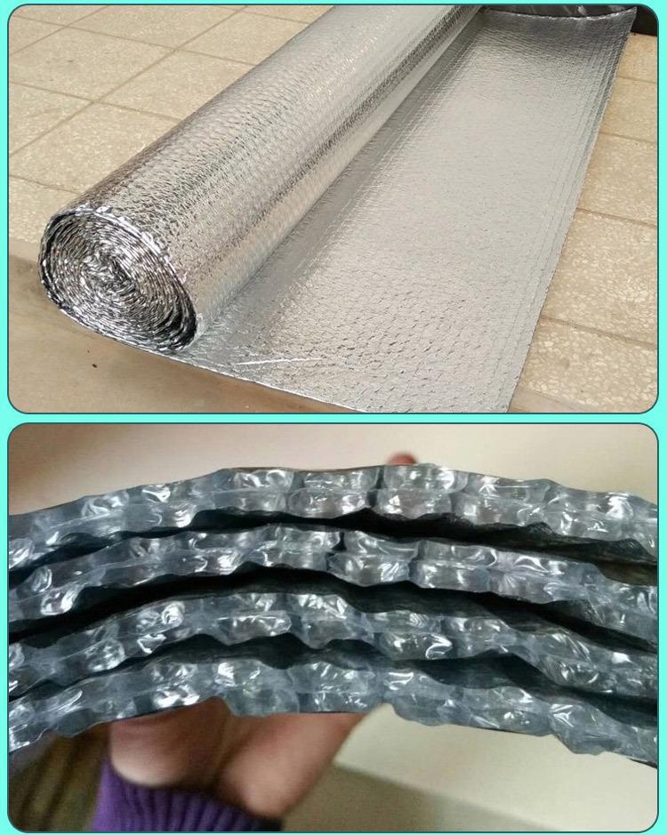 Película de Aislamiento de Burbujas de Papel de Aluminio para Techos: Parasol Impermeable y Resistente a los Rayos UV