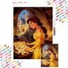 Diamond Painting Set Disney Full Diamond 5D Belle Castle Map Art Home Decoration Creative Handicrafts