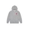 Comme des Garçons PLAY COMME des GARCONS PLAY Sudadera con Cremallera Emblema de Corazón Rojo 'Gris' para Hombre AZ-T168-051-1