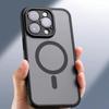 Luxe Matte Armor Voor Magsafe Magnetische Draadloze Oplaadhoes Voor iPhone 11 12 13 14 15 16 Pro Max Plus Schokbestendige Harde Cover