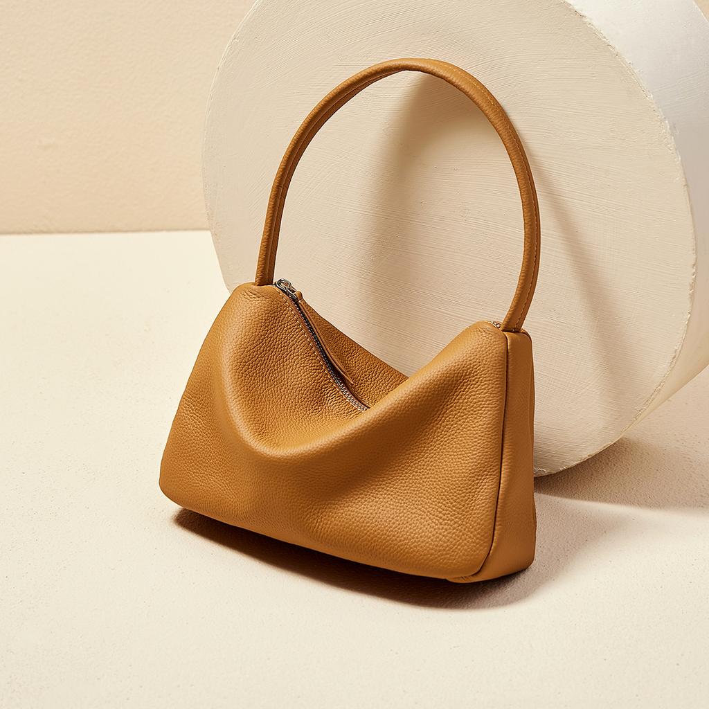 Mrs. Qiao Bag 2025 New Baguette Underarm Bag for Women High-end Handbag Genuine Leather Women's Bag Niche Shoulder Bag