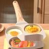 Three-in-One Non-stick Maifan Stone Breakfast Pan for Eggs & Burgers