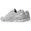 GEL NYC Niedrig geschnittene Freizeit-Laufschuhe Unisex Grau Weiß 1203A663101