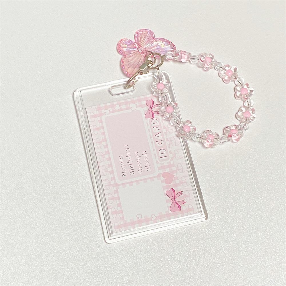 Fashion Acrylic Card Holder Crystal Vertical ID Card Holder Bank ID Holders