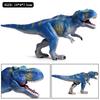 Oenux Jurassic Dinosaur World Eoraptor Dilophosauridae Mosasaurus Velociraptor T-Rex Animasl Model Action Figures Kid Toy Gift