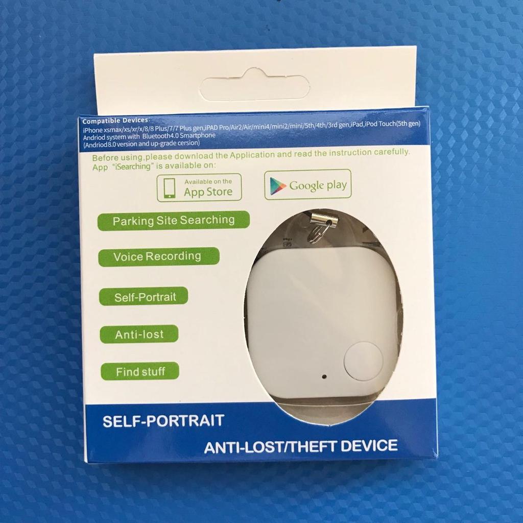 Smart Square 5.0 Bluetooth Tracker: Anti-Loss Device for Kids & Seniors, Phone Item Locator, Two-Way Alarm, Location Finder
