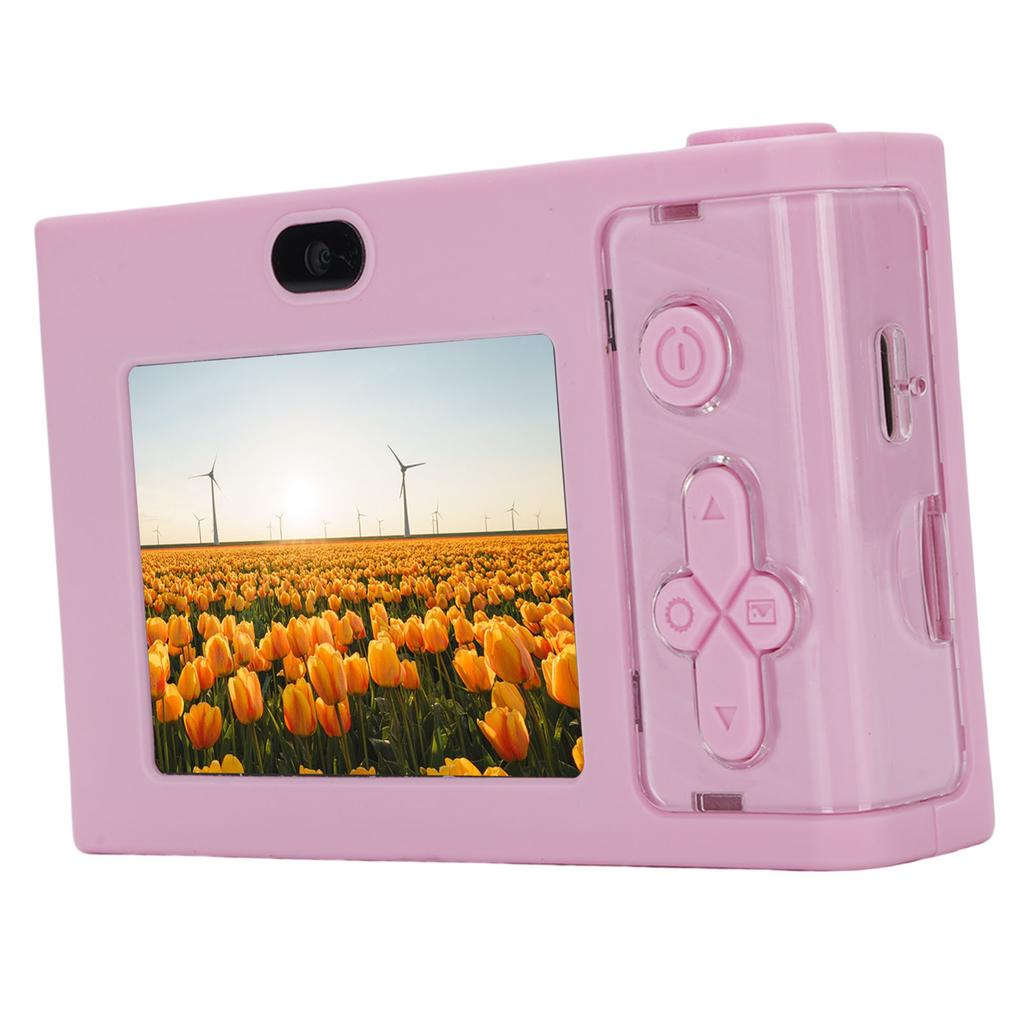 48MP 1080P Digital Camera HD Dual Lens Auto Compact Small Camera Multi Zoom Vlog Selfie Camera 2.4 Inch Screen for Boys Girls Students