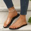 Foreign Trade Fashion Versatile Transparent Women's Slippers