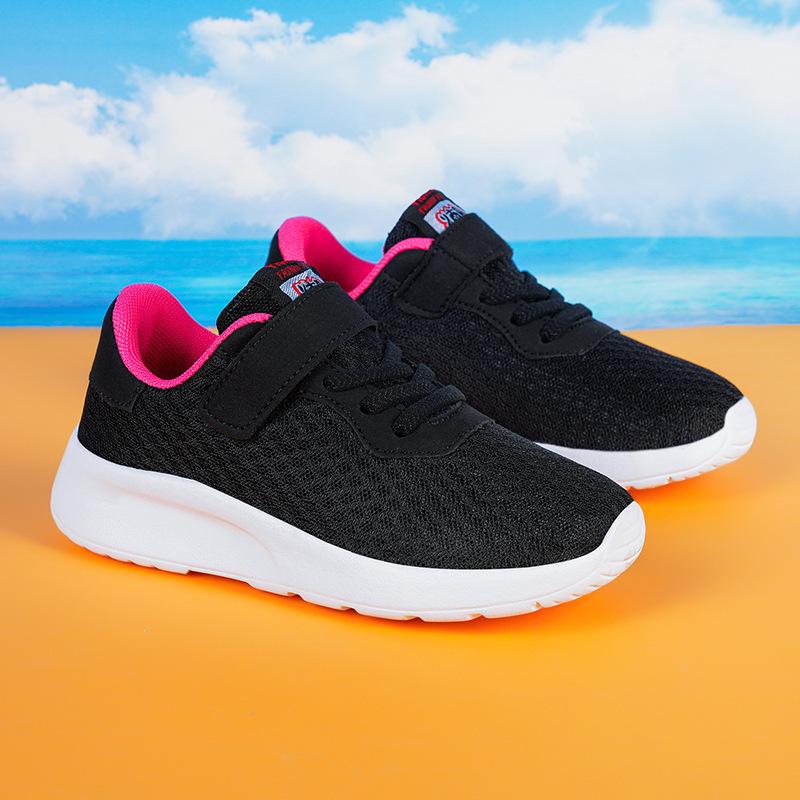 Boys & Girls Lightweight Breathable Sports Shoes, Double Mesh, Ages 7-12, Spring & Autumn Versatile Running Sneakers.