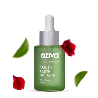 OZiva Youth Elixir Phyto Retinol Anti-Ageing Serum, 30 Ml | Anti-Ageing Face Serum for Men & Women for Wrinkle Reduction & Skin Tightening