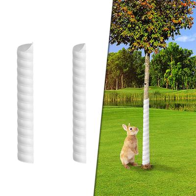 Paquete de 2 Protectores Portátiles de Tronco de Árbol de Alta Resistencia, Protege de Ciervos, Animales, Cortacéspedes, Hilo