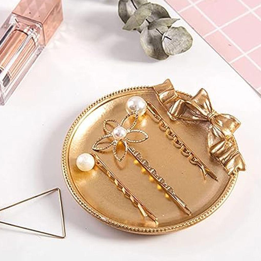 2pieces Jewelry Trays Sturdy And Durable Resin Tray For Organizing Precious Collection Made Of Resin
