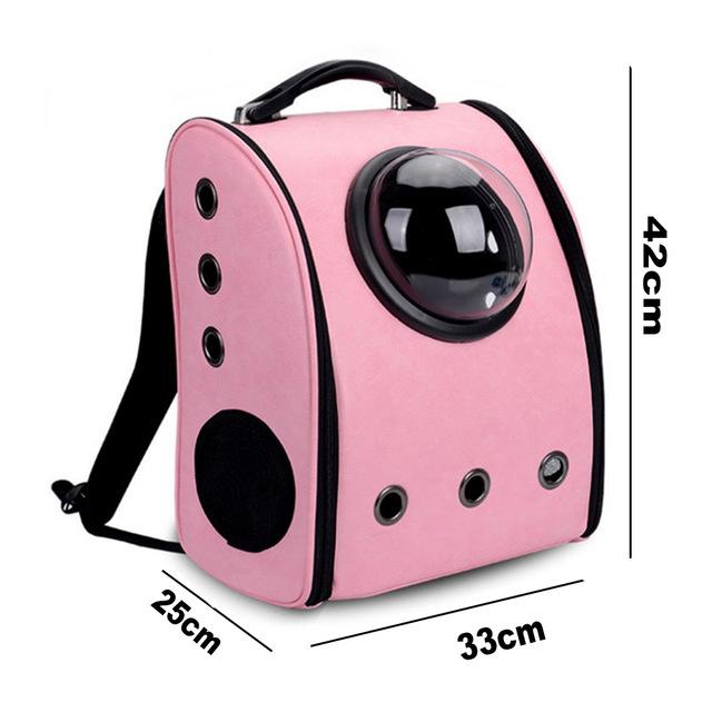 Leather Carrier for Cat Backpack for Cats Transparent Bag for Cats Pet Product Cat Backpack Window Cat Carrier Backpack Carrier