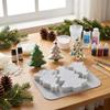 3 Cavity Christmas Tree Mold 3D Stripes Soap Mold Gift Making DIY Candle Mold  Xmas Decor