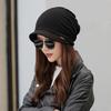 Winter Warm Head Wrap Cap Solid Color Plait India Hat New Fashion Cancer Chemo Hat  for Outdoor