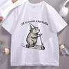 Funny Animal On Scooter T-shirt