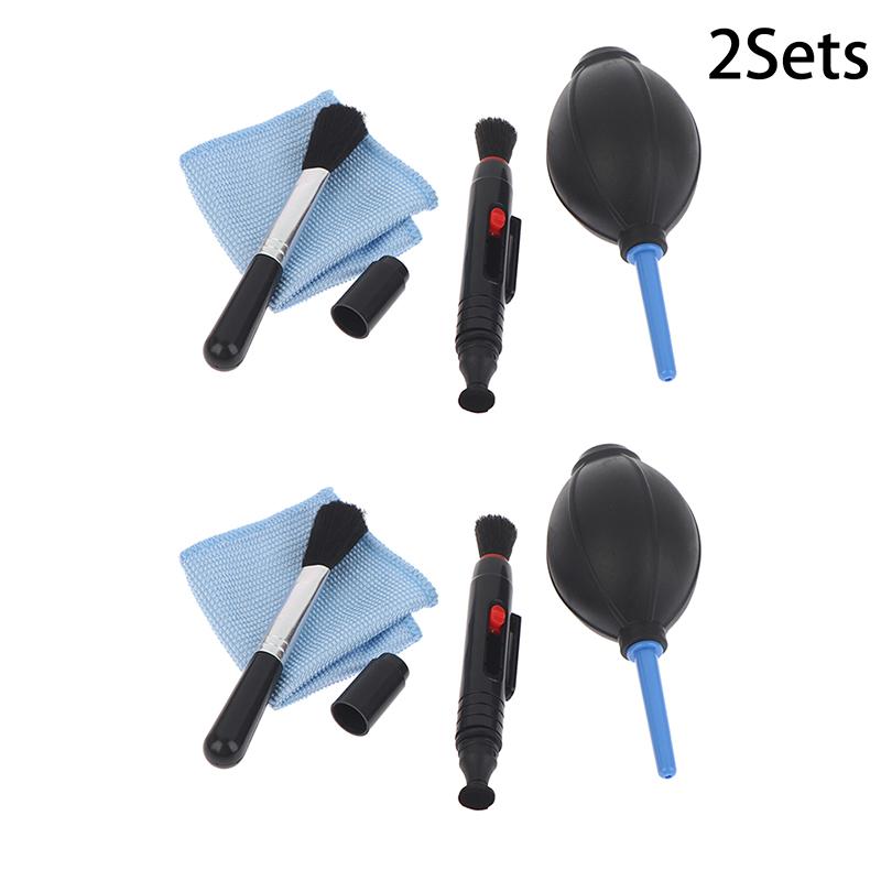 Lens Cleaning Pen With Soft Brush Double-Sided Carbon Head For Camera Lens Optical Lens Glasses Ps4 Ps5 Vr Headset Cleaning
