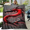 New Cartoon Mortal Kombat Flannel Throw Blanket Soft Warm for Living Room Bedroom Beds Sofa Decor Gift