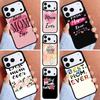 Best Mum Ever Gift Love Phone Case for iPhone 16e 15 14 13 12 17 Pro Max Plus Air 17pro Cover Coque