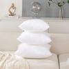 White  Fluffy Square Pillow  Plump Stuffer Cushion Fillings,  for Sofa, Bed, Patio, Camping & Travel for Family  Decorative Home Accents