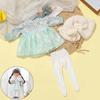 Wiedergeborene Puppenkleidung für 55cm Puppe Plüschkleid und Hosen-Set Kleidung Zubehör Für 21,65 Zoll Baby Puppe Spielzeug Kleidung Zubehör
