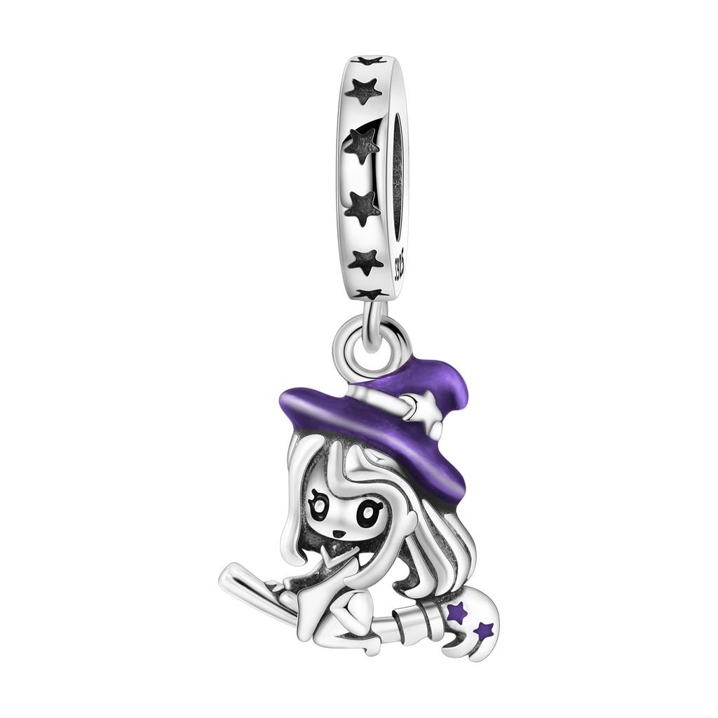 Orstarry Copper Halloween Ghost Beads Original Pendants Bracelet Charm Jewelry Party Diy Trendy Gifts