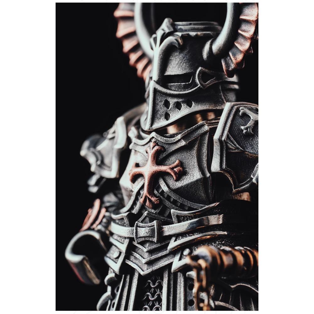 Crusader Ornament Tabletop Decoration Copper Handle Piece Creative Armor Figure Metal Figure Merchandise Souvenirs