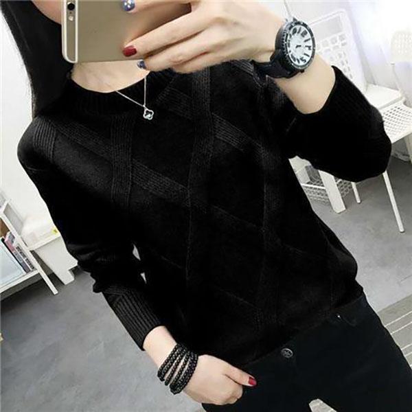 Women's Twist Pullover Loose Lazy Bottoming Sweaters Spring Autumn Sweater Outerwear Pull Femme S-3XL Plus Size