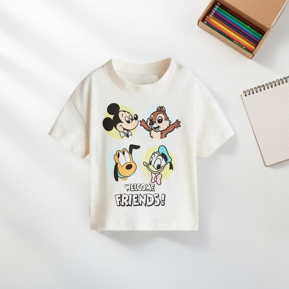 

Fashion Simple Kids Clothes T-shirt Summer Children s Wear Tops Short Sleeve Tees Printed Cartoon Casual Tshirts 9m-7y 100
