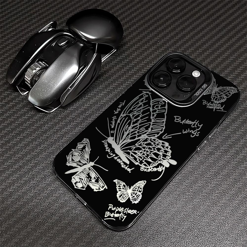 Phone Cover Case for iPhone 17 Pro Max 16 15 14 Plus Air 17e 12 Pro 13 11 Creative Butterfly