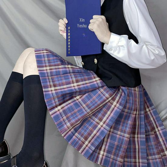 Yan Muxi Night Charm Diva JK Plaid School Skirt 2020