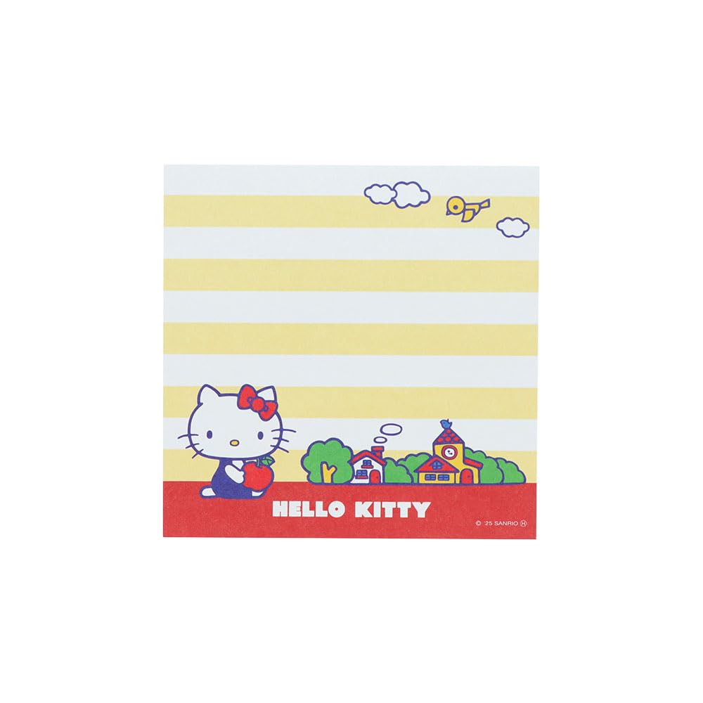 Stationery Hello Kitty Sanrio Characters Square Memo Pad S2849674 Sun-Star
