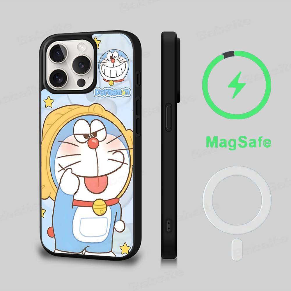 

Cute Cartoon-u-Doraemons-t Phone Case For IPhone 17 Air 16 15 14 13 12 11 Pro Max Plus For Magsafe Wireless Charge Cover iPhone 17pro max