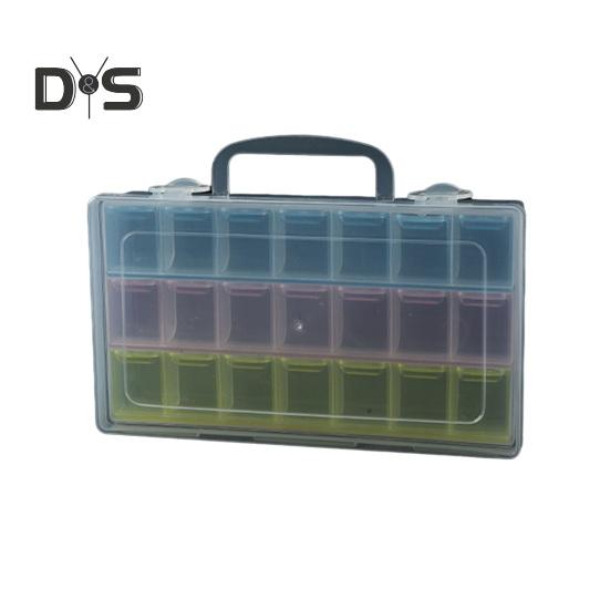 

Еженедельный органайзер для таблеток, контейнер для хранения с крышкой с пружинным замком, большой емкости, без BPA, контейнер для таблеток большой емкости A