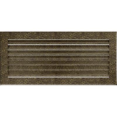 Vent Cover FRESH 17x37 Black and Gold