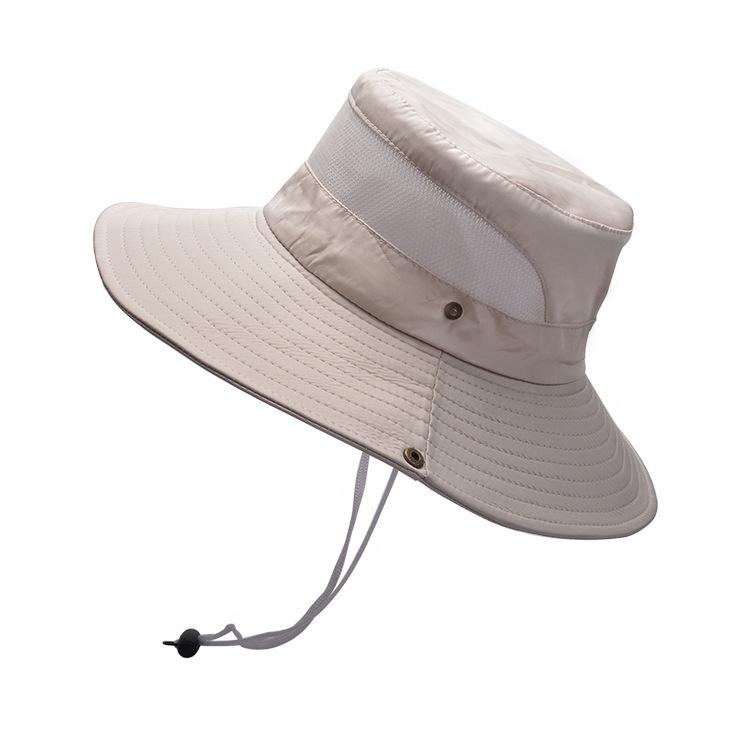 Hats for man sunhat Women's summer big brim bucket hat outdoor mountaineering sun protection fishing hatcycling caps Panama hats