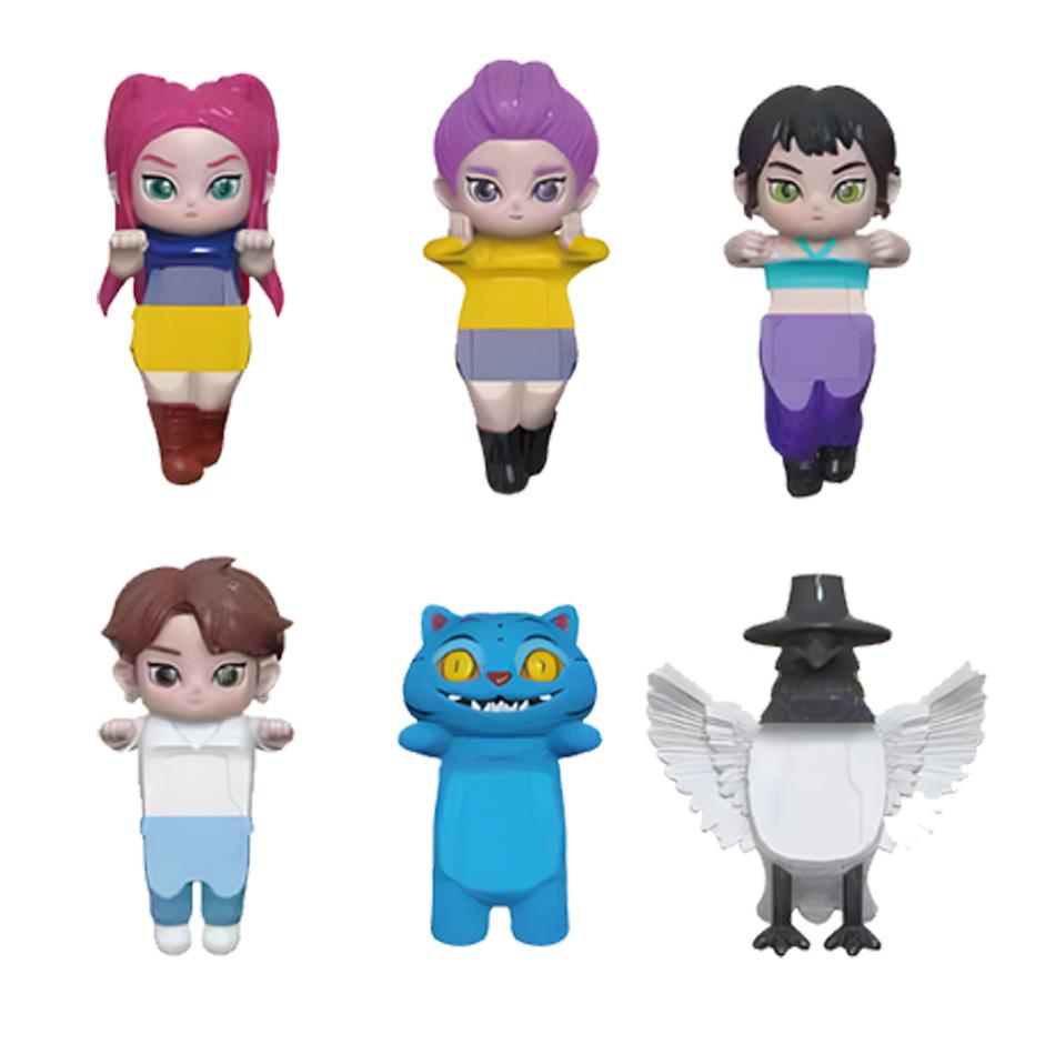 Überraschungsbox Jäger Dämon Kpop Anime Spielfiguren PVC Sammelpuppe Dekoratives Modell Überraschter Glücklicher Kunde Emotion