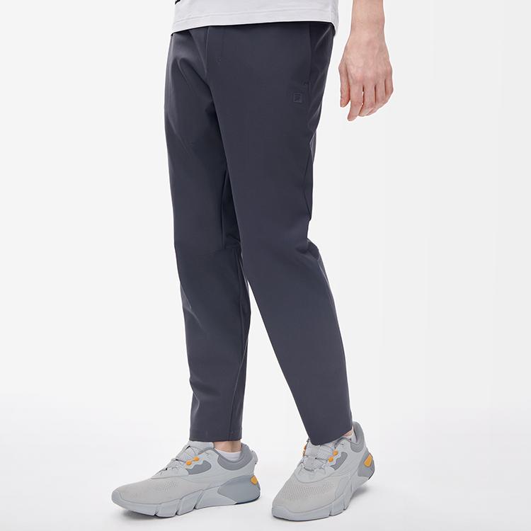 New FILA Athletics Knitted Sweatpants Men's Whale Shark Gray A11M211611F-DY