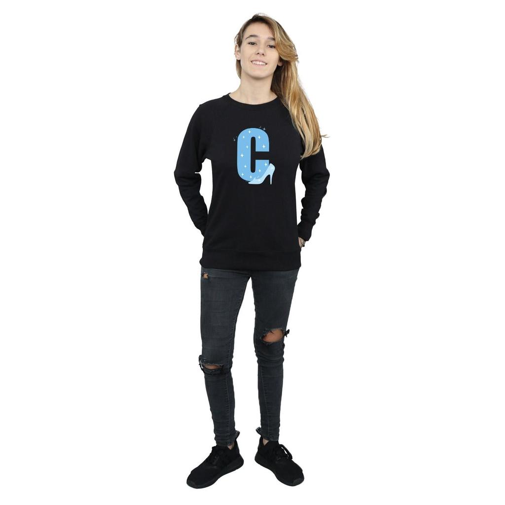 Disney Womens/Ladies Alphabet C Is For Cinderella Sweatshirt