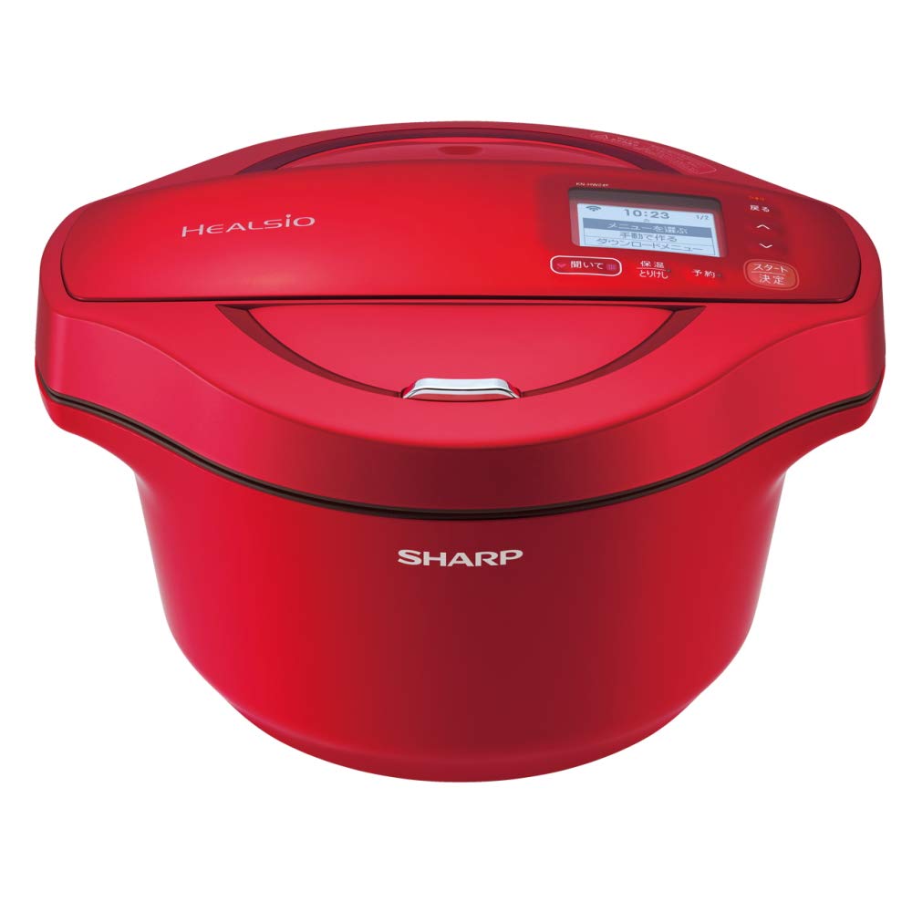 

Автоматическая кастрюля SHARP Waterless Hot Cook 2.4L KN-HW24F-R, красная