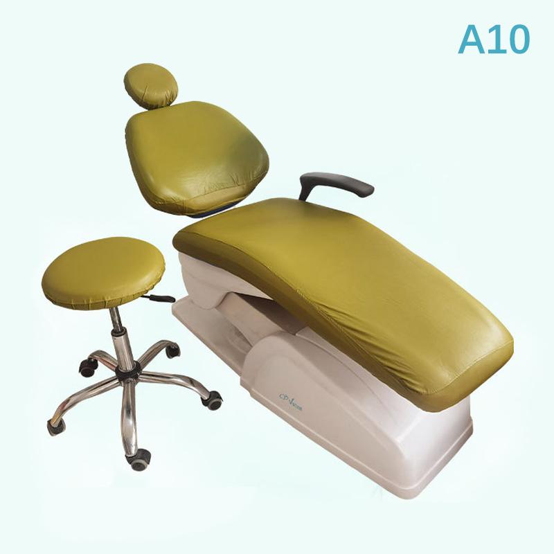 4Pcs/Set Dental Unit Chair Cover Full PU Leather Elastic Waterproof Dentist Stool Sleeves Dentist Equipment Dentistry Lab