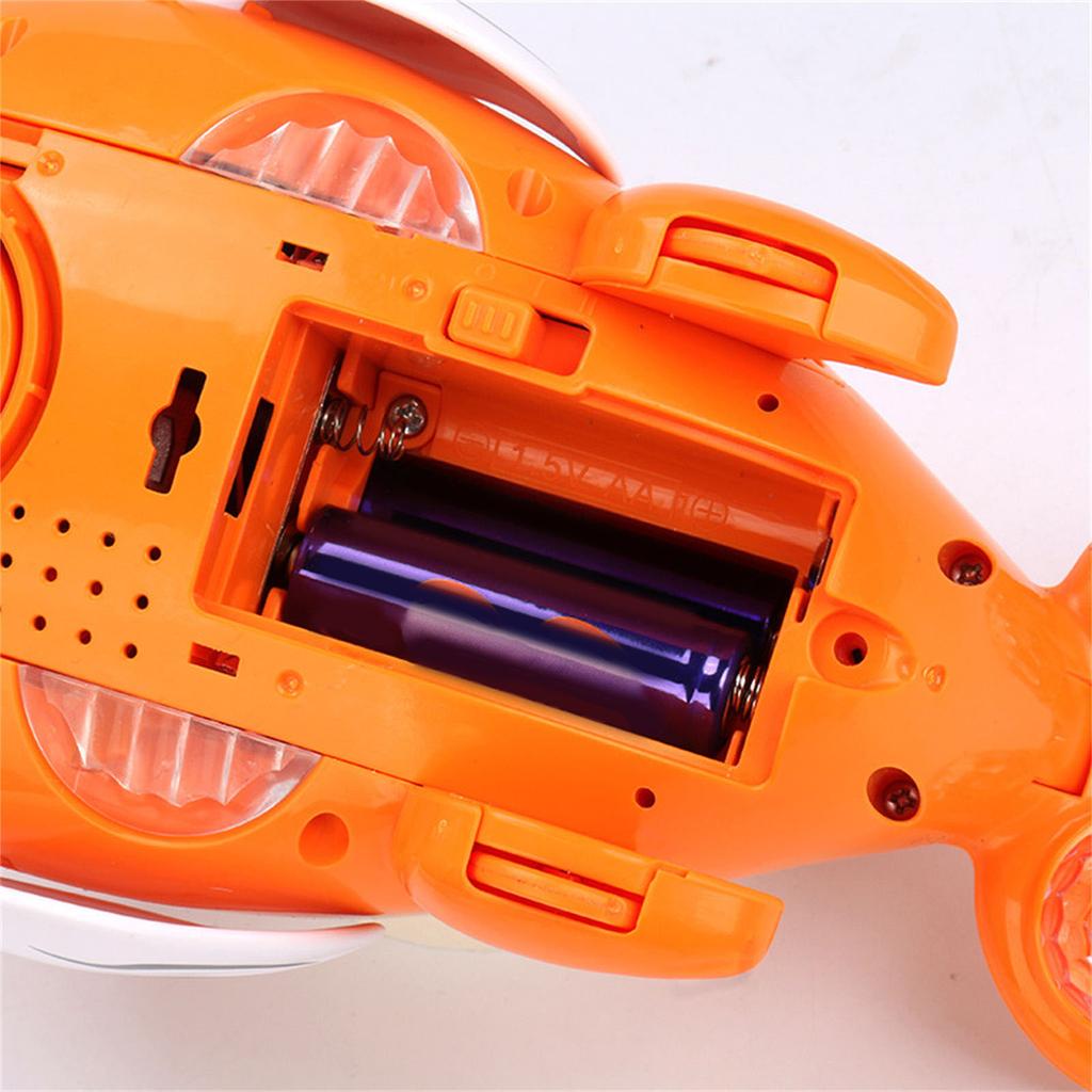 Electronic Dolphin Floating Ball Universal Wheel Toy Cartoon Children Interactive Educational Appease Toy for Infant