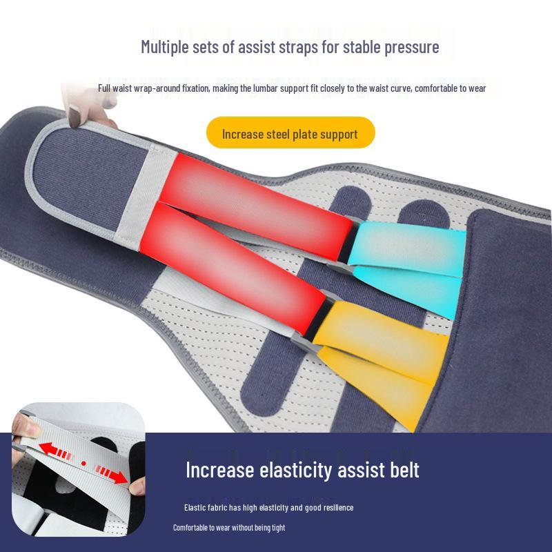 New German Lumbar Support Belt: Widened, Breathable, Warm, and Ideal for All Seasons
