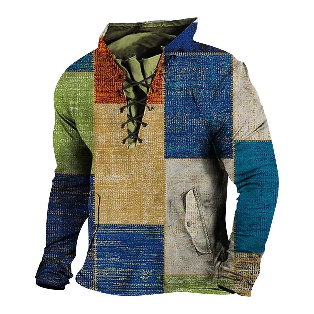 Ropa de fitness Suéter periférico para hombre Camiseta de manga larga con capucha