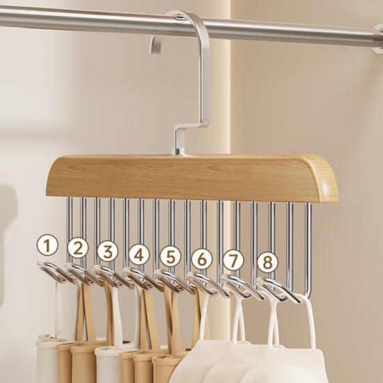 Tank Top Hanger Bra Underwear Holder 360-Degree Rotatable Strong Load-bearing Multi-Function Sling Hanger Wardrobe Organizer