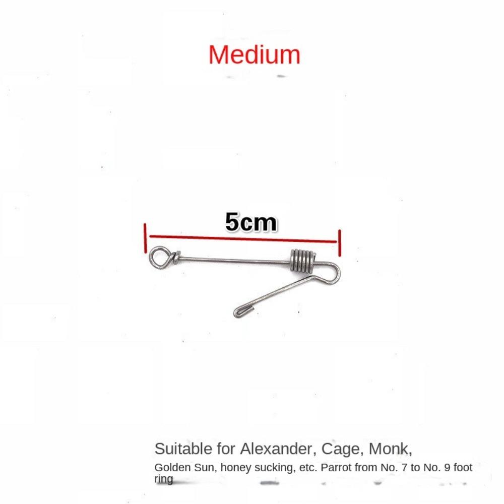 

Безопасная тренировочная цепь для птиц Аксессуары Кольца-ножники для птиц Новые кольца, предотвращающие побег Уличные M