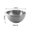 ZISIZ 304 Stainless Steel Ribbed Rice/Soup Bowl
