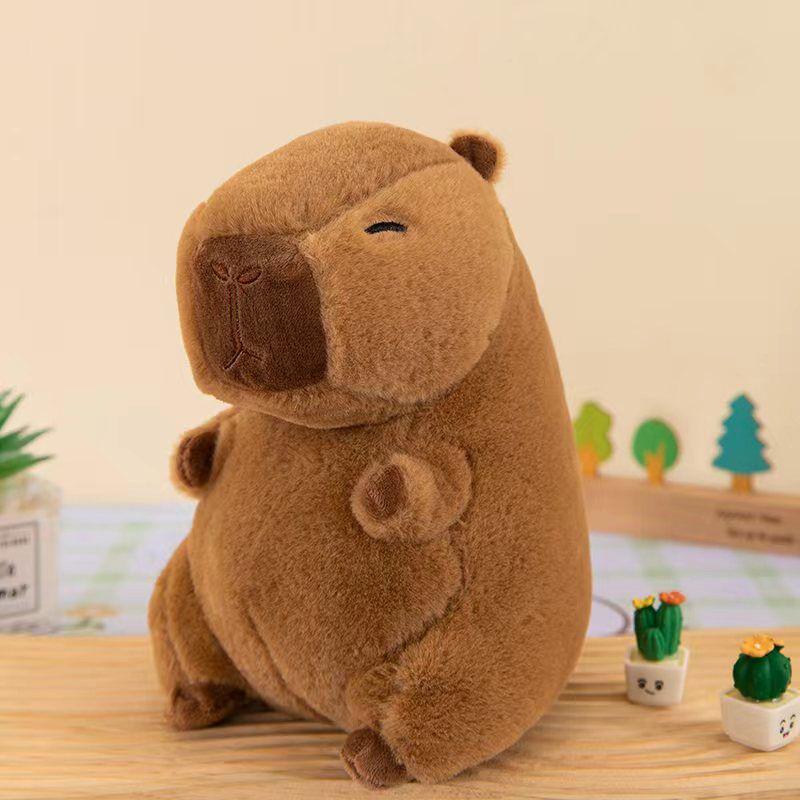 Eight-Inch Capybara Plush Toy Doll for Claw Machines